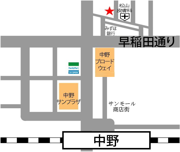 中野ガーデンスタジオ地図